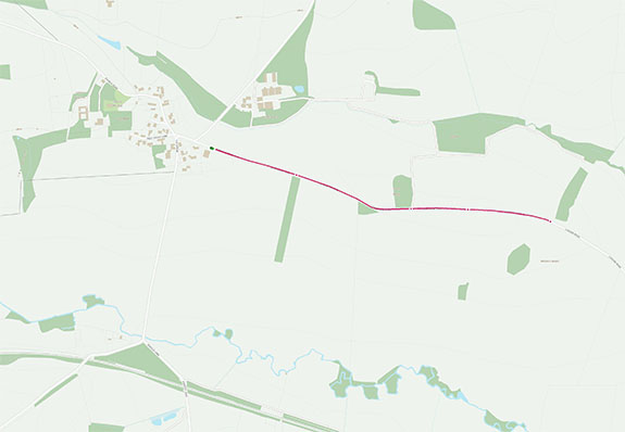OS Maps Link: North Luffenham Road Walk Picks Barn Walks - North Luffenham Road Image