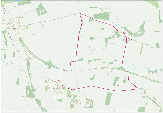 OS Maps Link: Lyndon & Wing Village Loop Walk Picks Barn Walks - Lyndon & Wing Loop Image