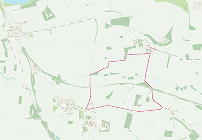 OS Maps Link: Lyndon & Wing Shorter Loop Walk Picks Barn Walks - Lyndon & Wing Shorter Loop Image